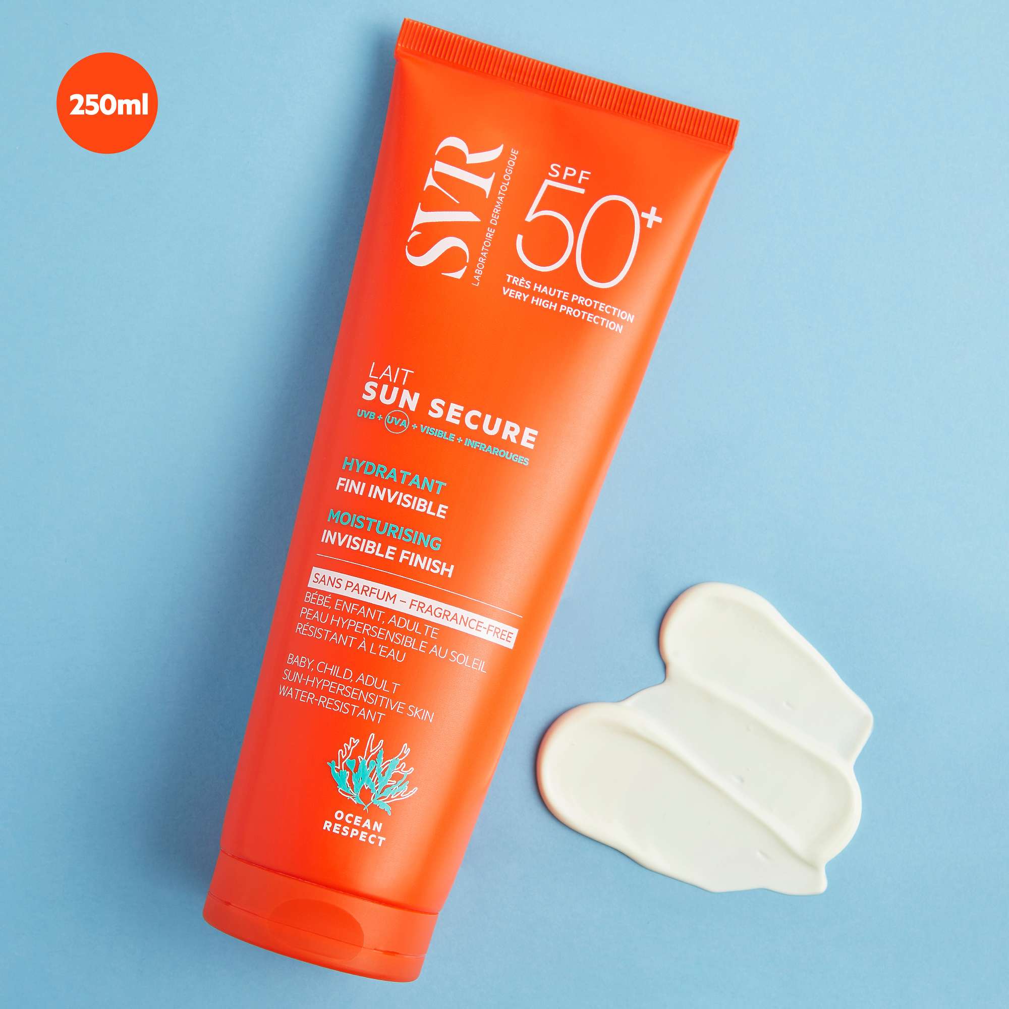 SVR Sun Secure Fragrance-Free Milk Spf50+ solskydd dam – bild 8