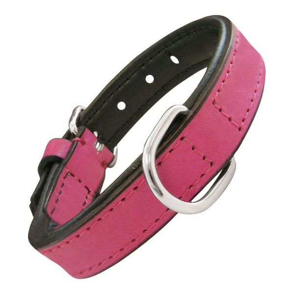 Support De Collier Cheval En Cuir – Rembourré, Cristaux Roses, Toutes Tailles
