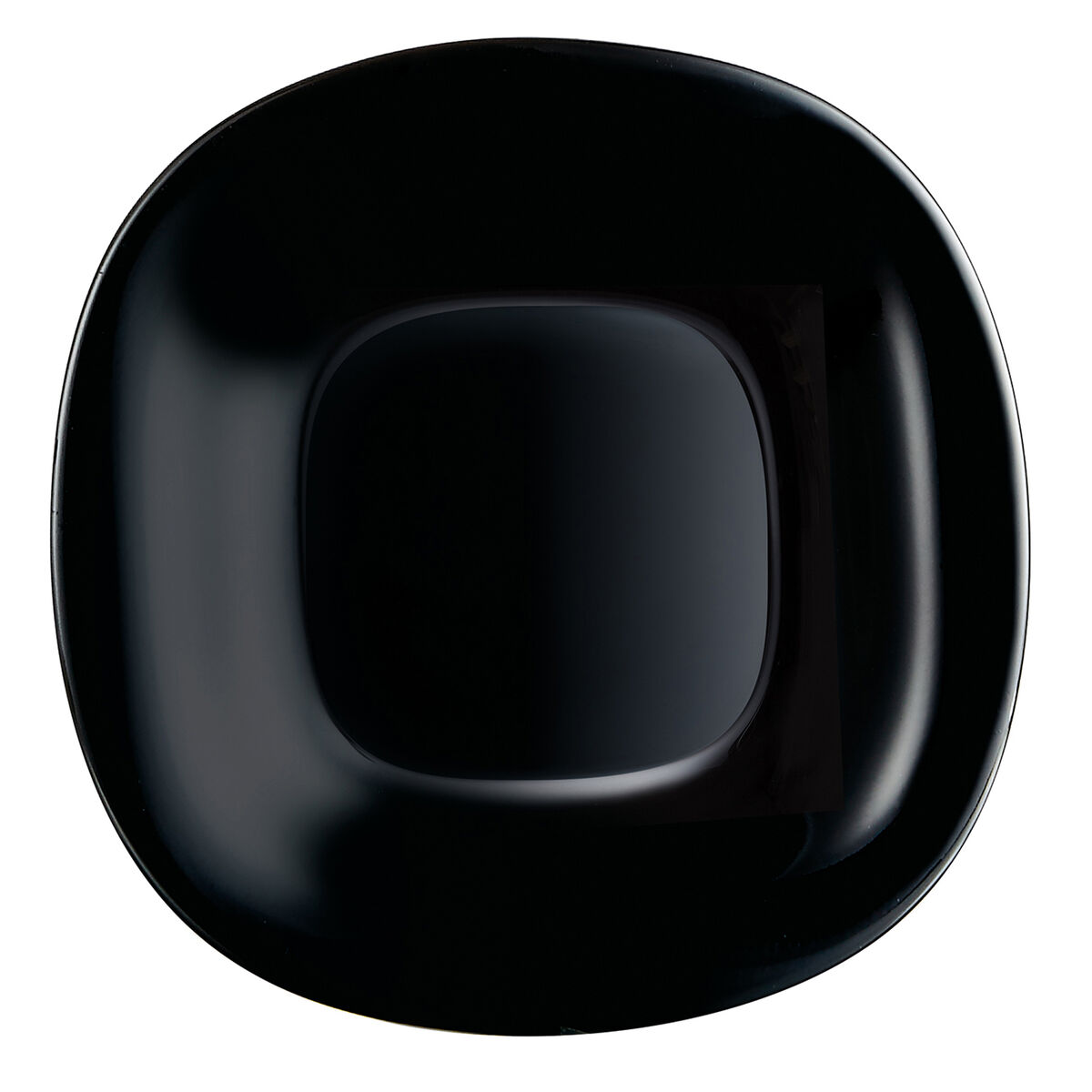 Assiette À Dessert Luminarc Carine Noir Verre (19 Cm) (24 Unités)