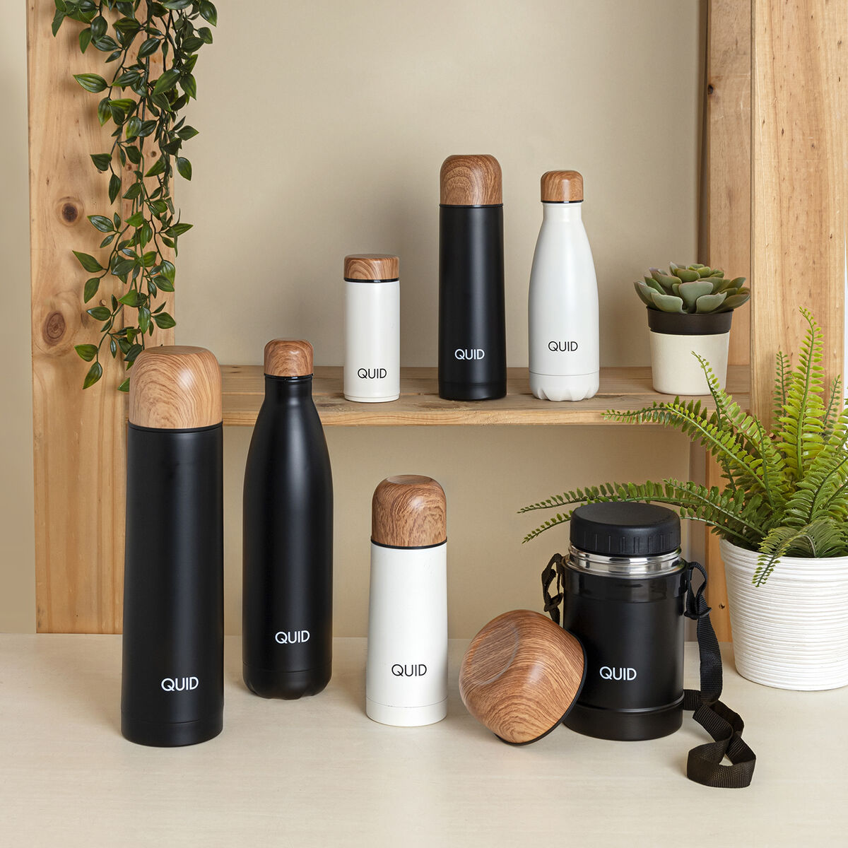 Thermos Quid Cocco Blanc Métal 350 Ml