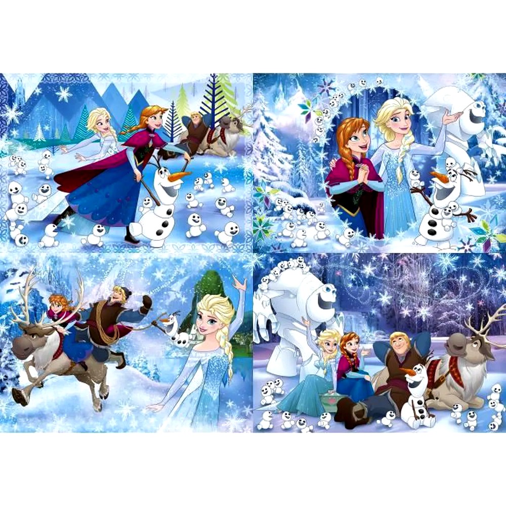 Puzzle La Reine Des Neiges 30 Pieces Cadre à Prix Carrefour
