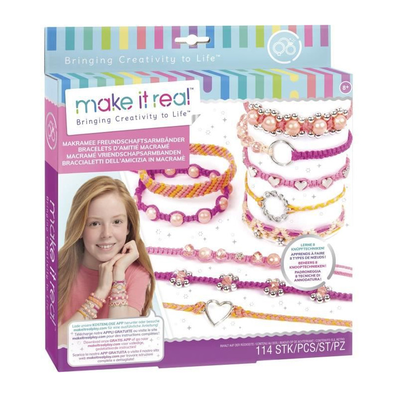 Make It Real - Bracelets D'amitie - Fabrication De Bijoux Enfants - De