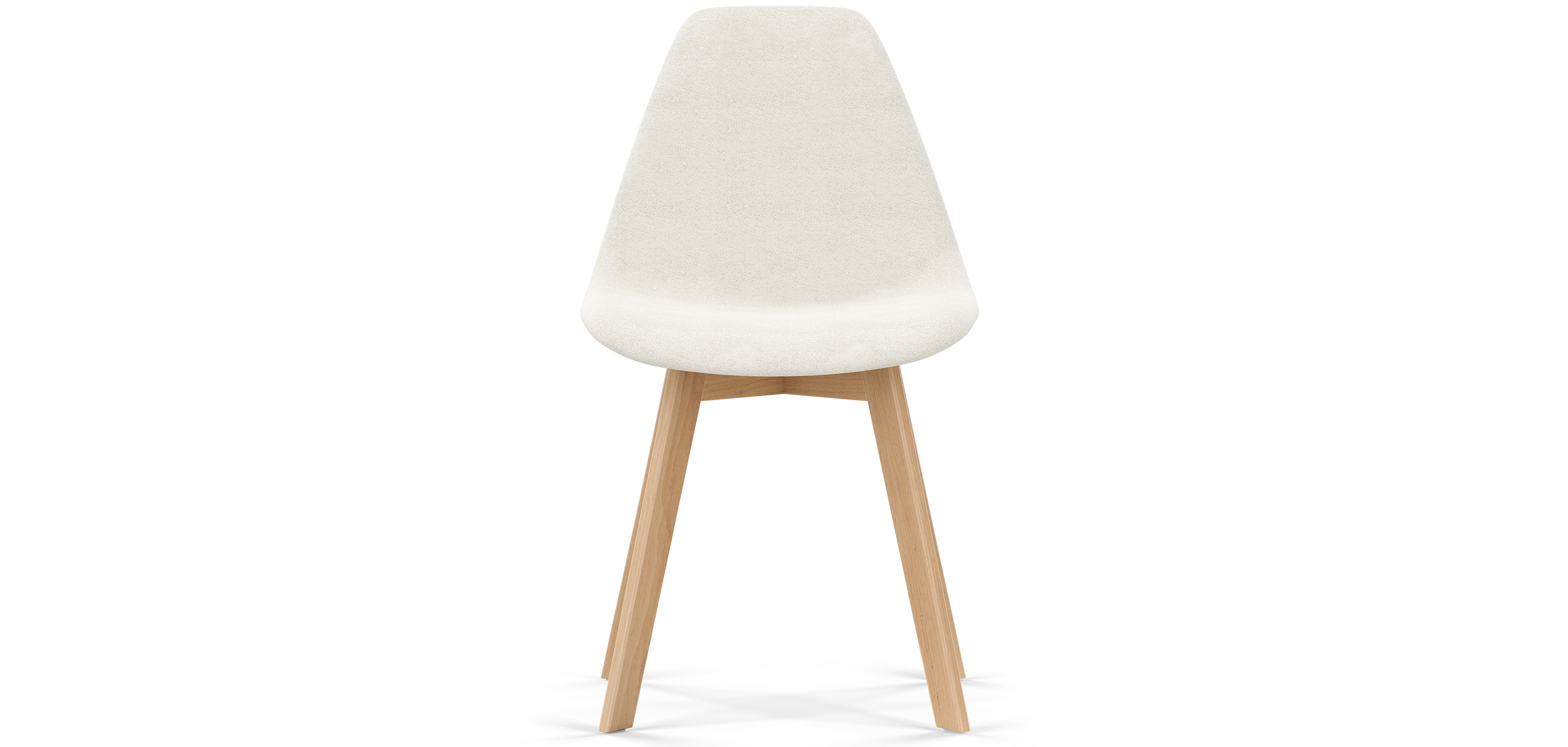 Chaise De Salle Manger En Bouclette Fausse Fourrure Tapiss E Boucles Blanches Scandinave