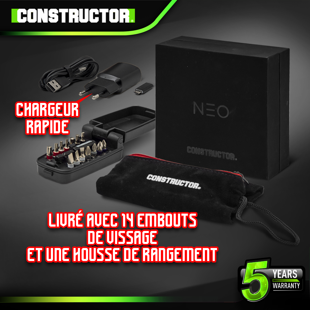 Tournevis Rechargeable 4 V Constructor
