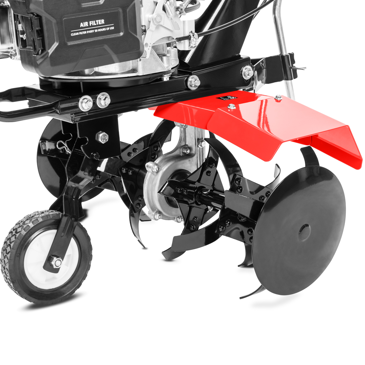 Motobineuse Moteur À Essence 4 Temps 161cc 5cv, Largeur 56cm, Profondeur 13cm, Lames En Fer Trempé- Greencut Gtc190x