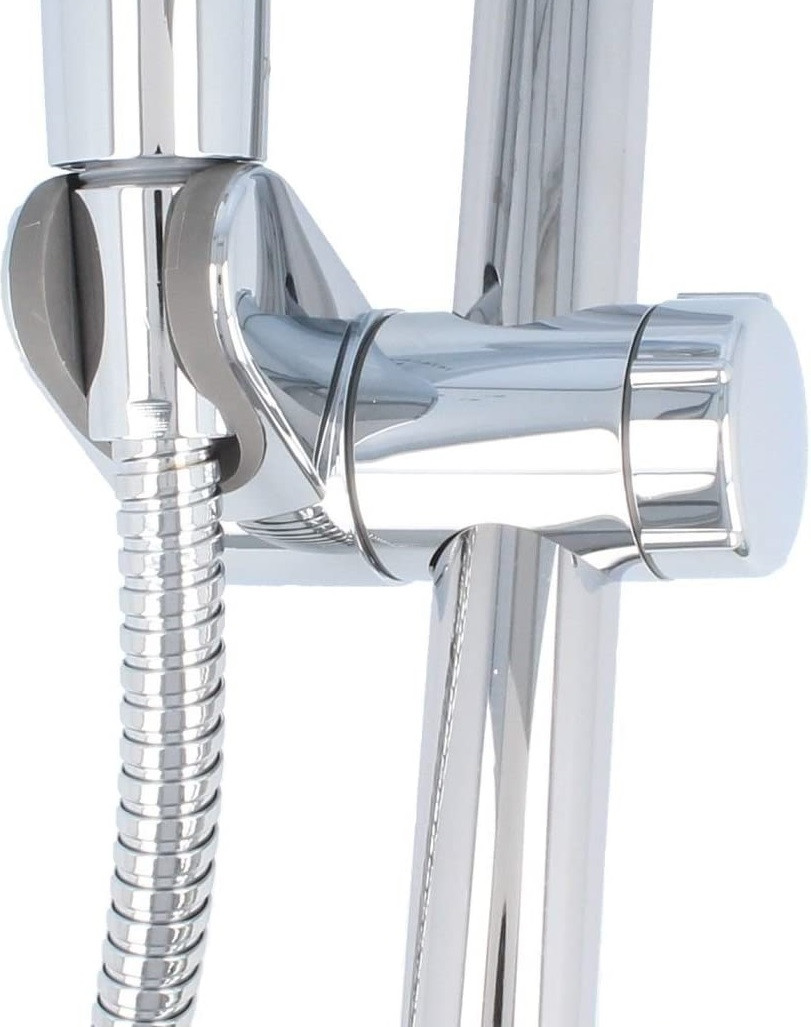 Support Mural De Douche Pour Barre 23 Mm Chromé 6253505-00 Kludi
