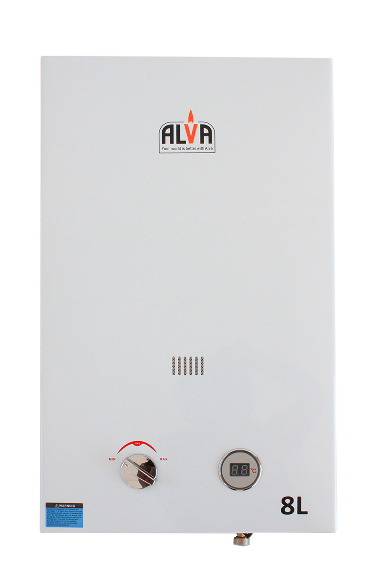 ALVA - GAS WATER HEATER 8L - HI/LOW PRESSURE