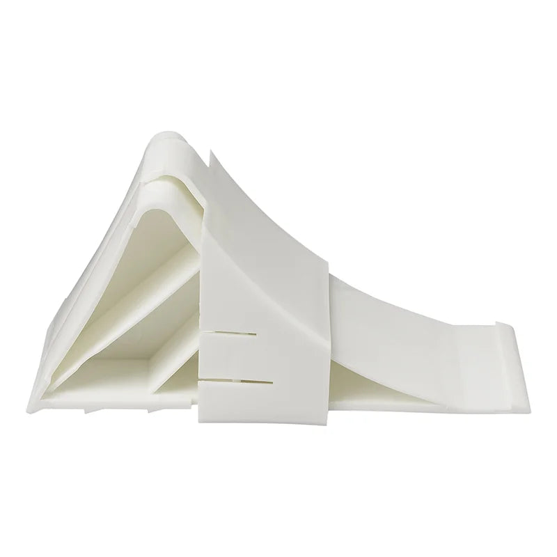 Cale De Roue Plastique Blanc Incl. Support