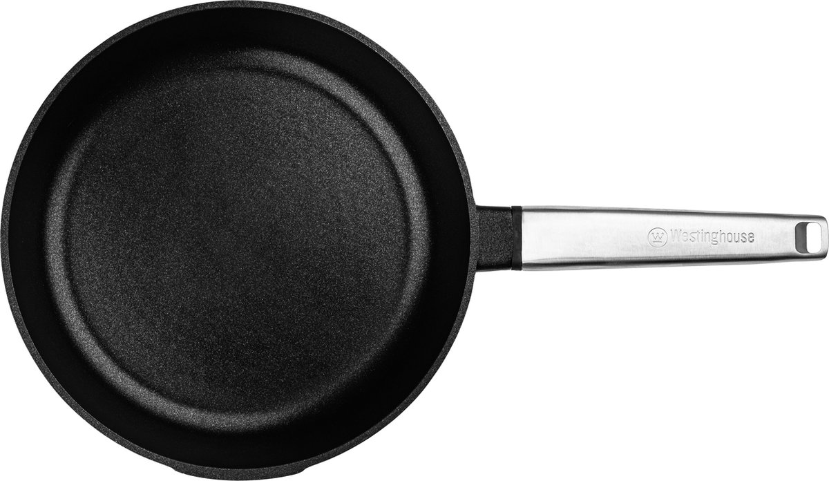 Westinghouse - Série Performance - Poêle À Frire  24 Cm + 28 Cm + Casserole 18 Cm - Noir