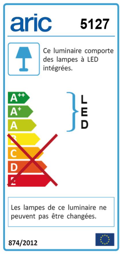 Réglette Bart, Led Intégrée 1 X 8.5 W L.75 Cm Aric