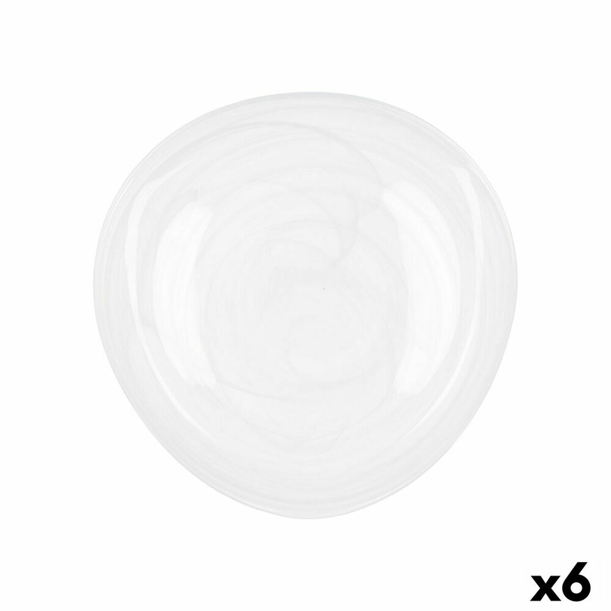 Assiette Plate Quid Boreal Blanc Verre (ø 30 Cm) (pack 6x)