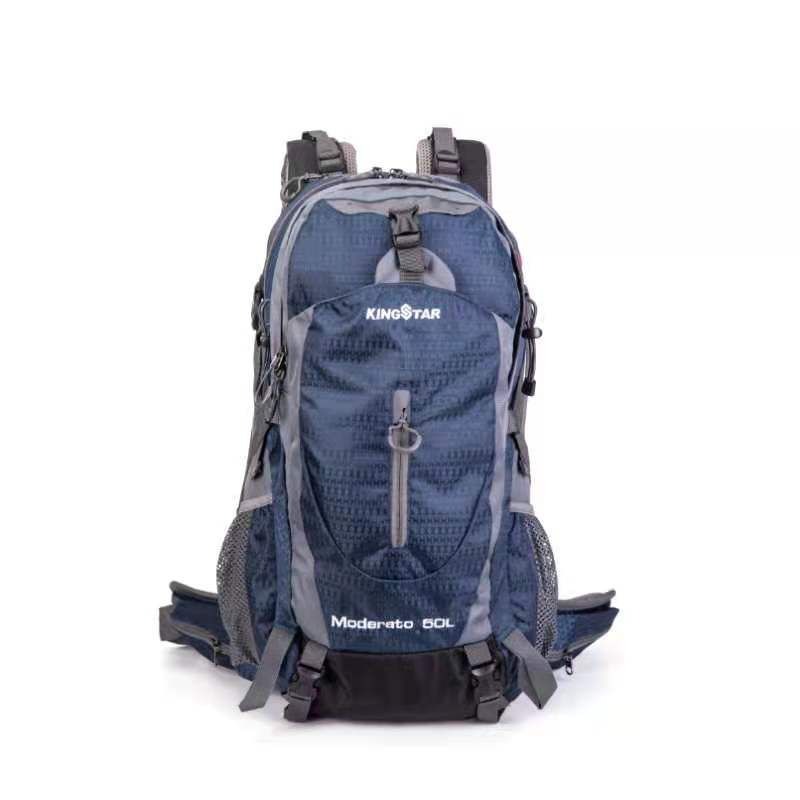 King Star Water-Proof Lightweight Travel Hiking Backpack Daypack-50L - Blue