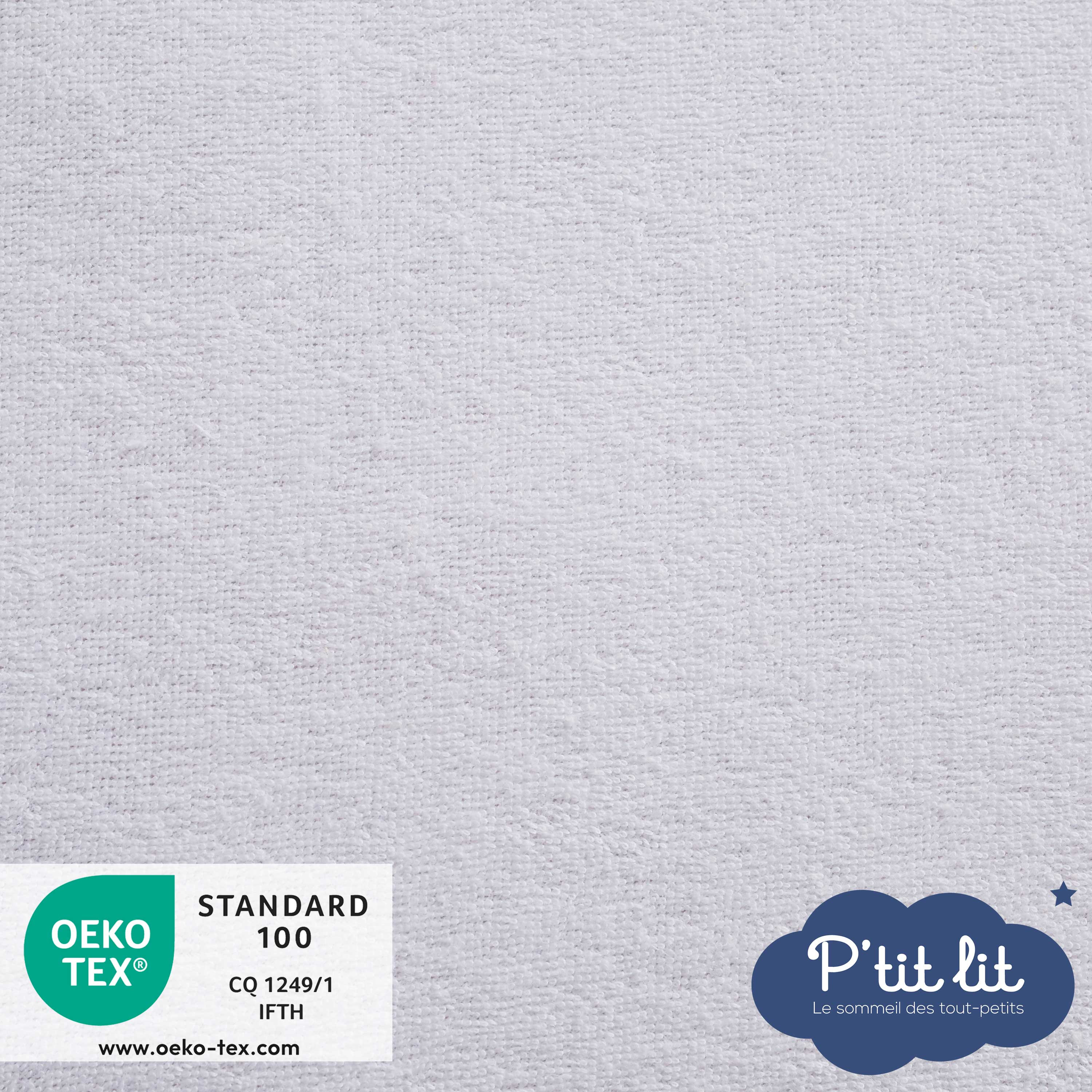 P'tit Lit - Protège Matelas Bébé Éponge 100% Coton 60x120 Cm | Greenfirst® : Traiteme
