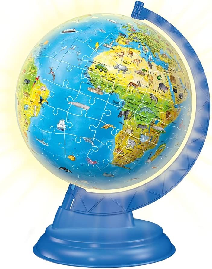 Puzzle 3d Globe Lumineux Ravensburger à Prix Carrefour