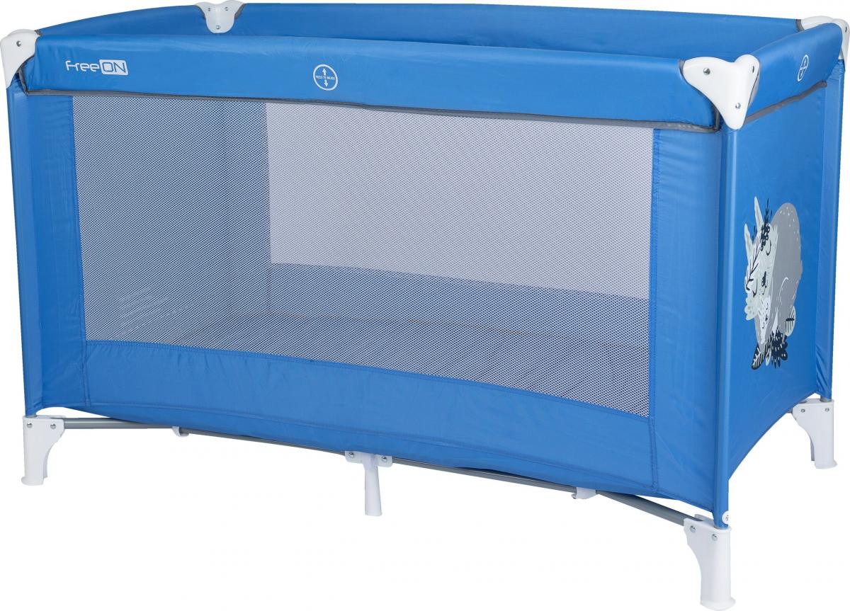 Lit De Voyage  120x60 Cm Lapin Bleu Basic