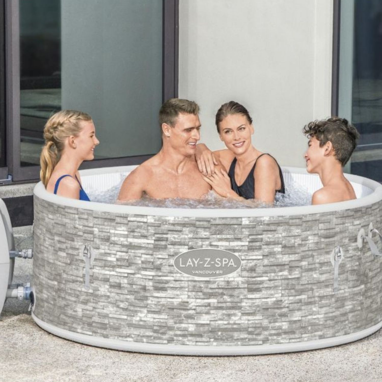 Bestway Layzspa Gonflable Vancouver Airjet Plus Pour 5 Personnes à