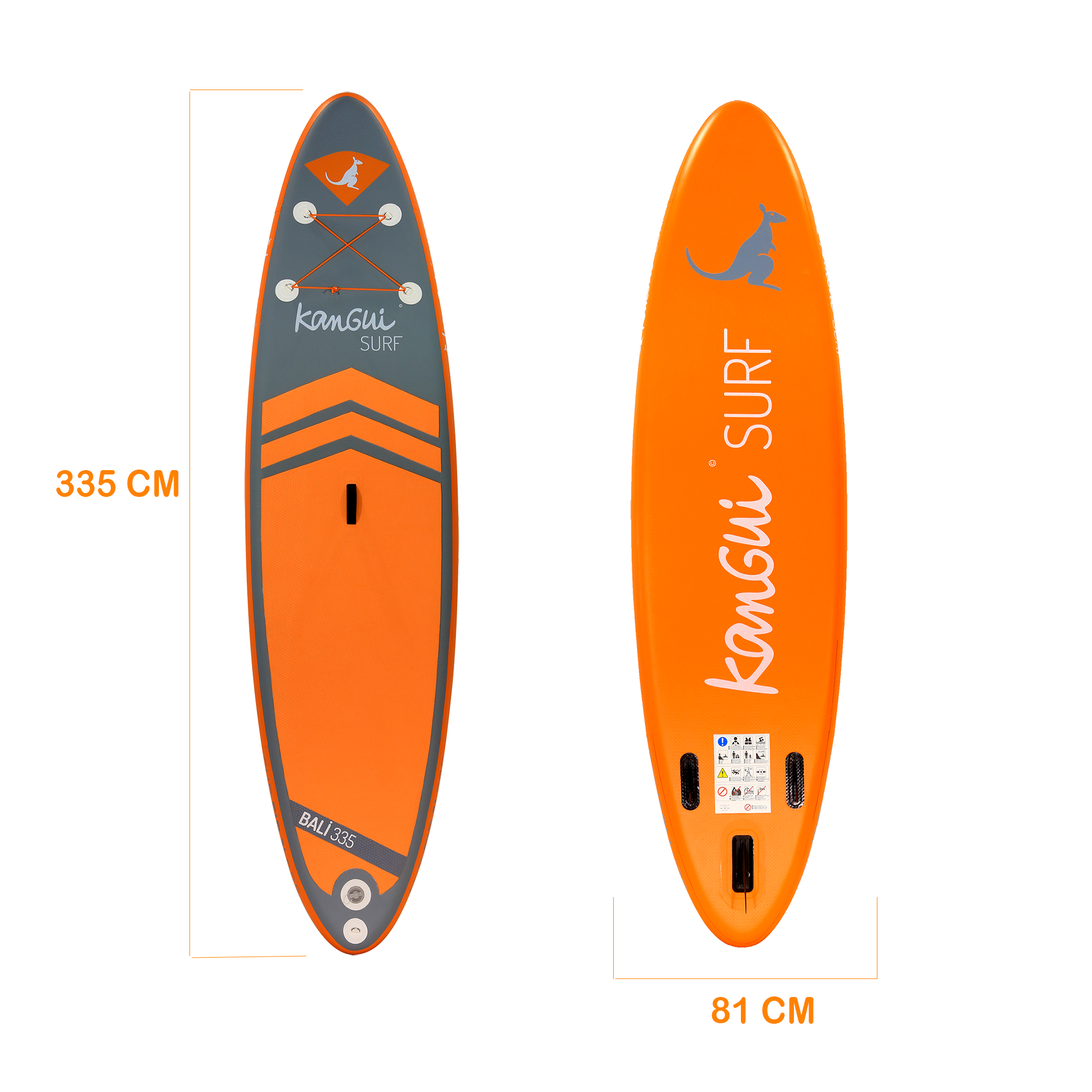 Kangui - Stand Up Paddle 335cm Sup Gonflable - Bali à Prix Carrefour
