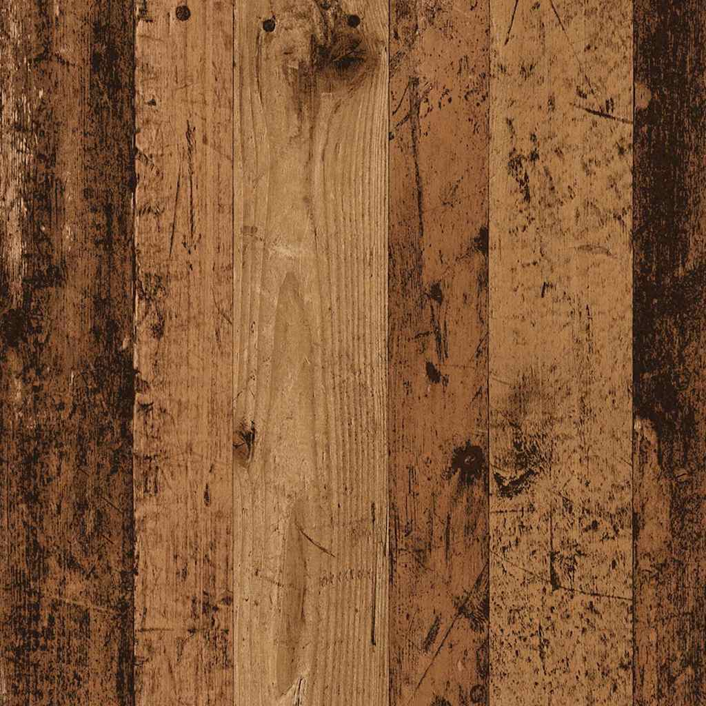 Armoire De Salle De Bain | Armoire De Toilette | Meuble De Rangement Vieux Bois 60x33x80 Cm Bois Ingénierie