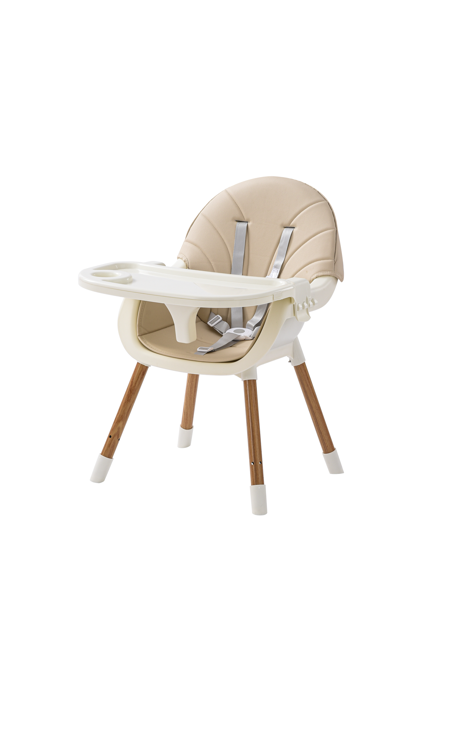 Honorbb Chaise Haute Koob Beige - 2 En 1 - Chaise Haute Et Fauteuil
