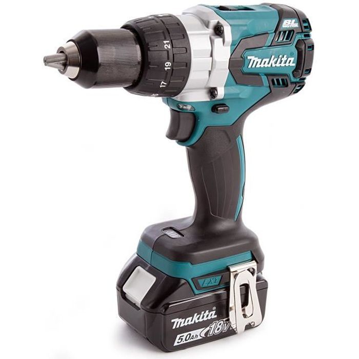 image: Image: Makita Perceuse-visseuse A Percussion Brushless Dhp481rtj - 115 Nm - 2 Batteries 18v
