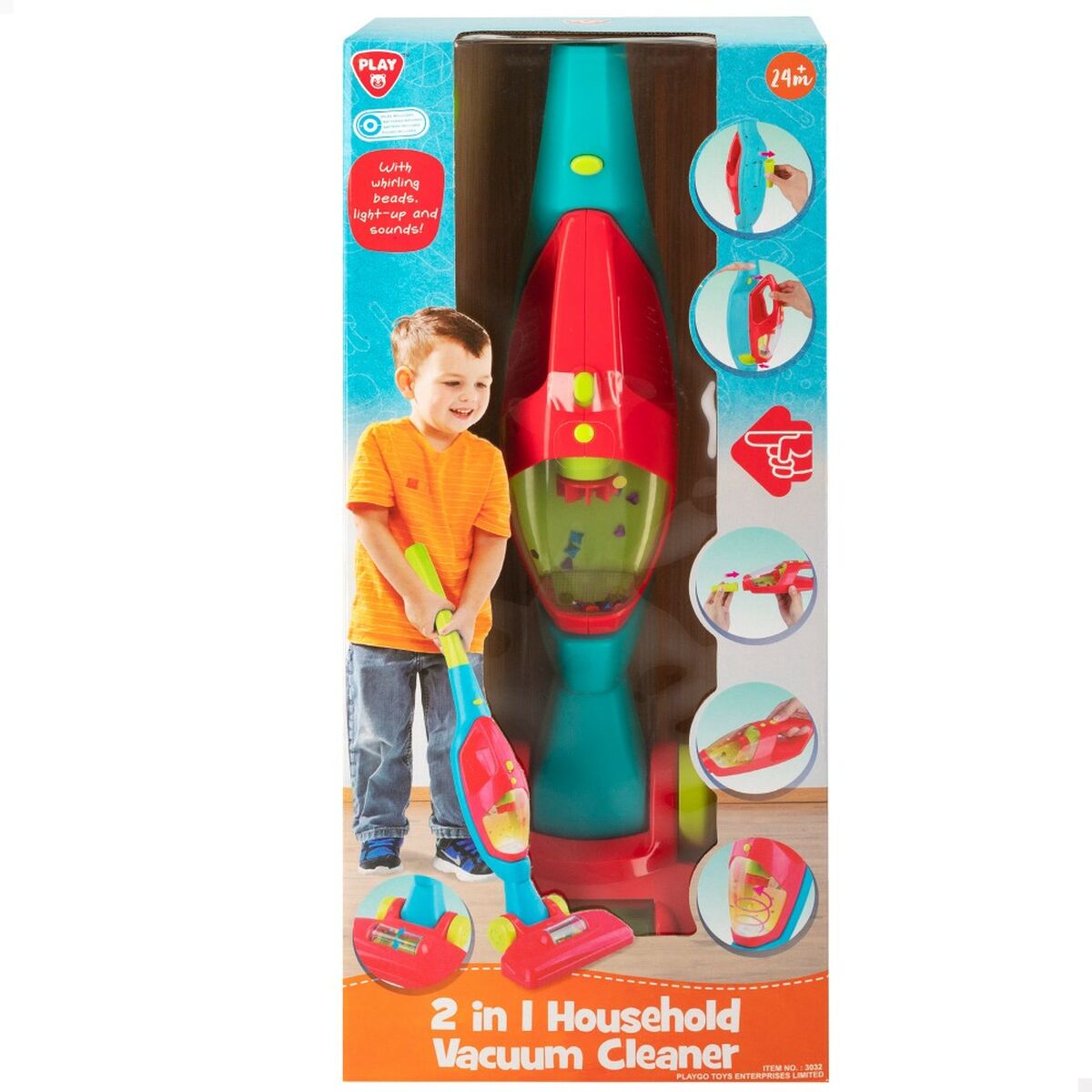 Aspirateur Playgo 2 En 1 22,5 X 67 X 15 Cm