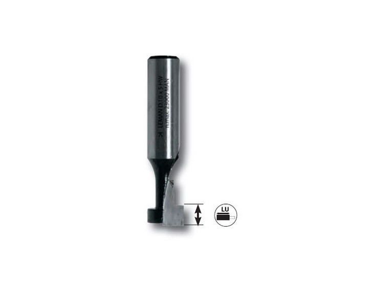 Mèche Hm Pour Rainure En T D.10/5 X 5/5 Mm Queue 8 Mm Leman