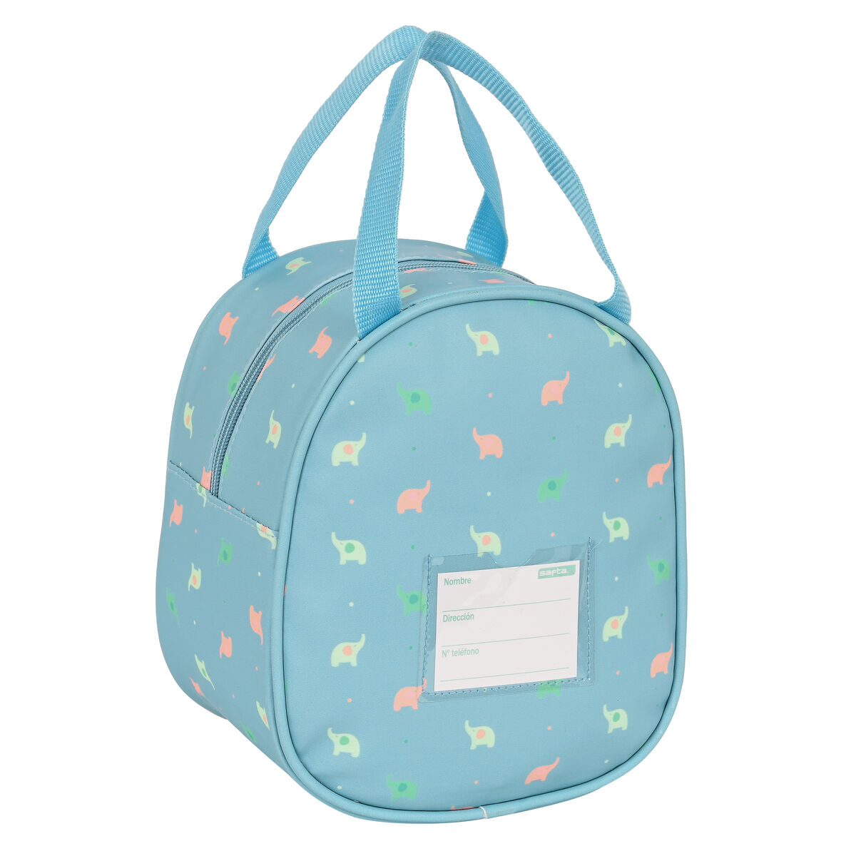 Sac Glacière Goûter Safta Elefantes 19 X 22 X 14 Cm Vert