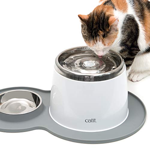 Catit Set De Table Peanut - Taille M - Gris