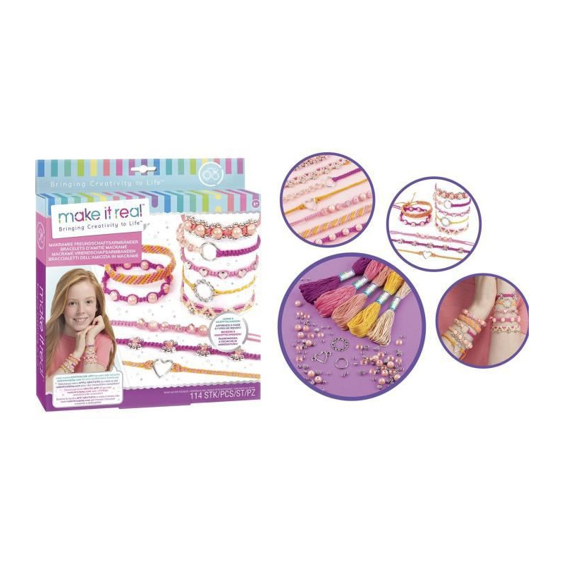 Make It Real - Bracelets D'amitie - Fabrication De Bijoux Enfants - De