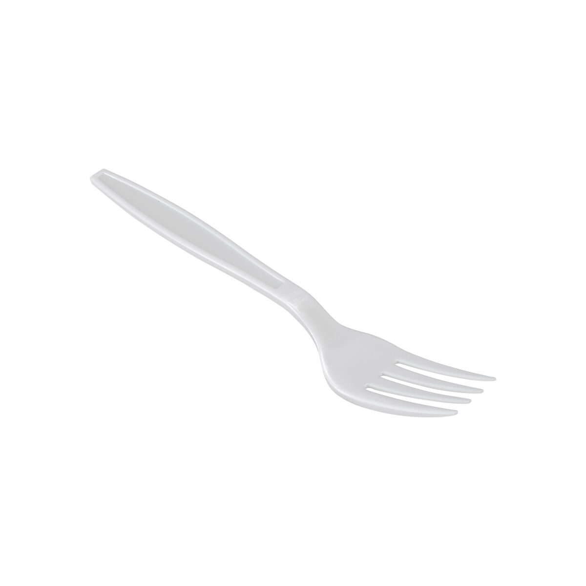 Lot De 100 Fourchettes Réutilisables Blanches En Plastique Haute Résistance - Couverts Fêtes Et Événements