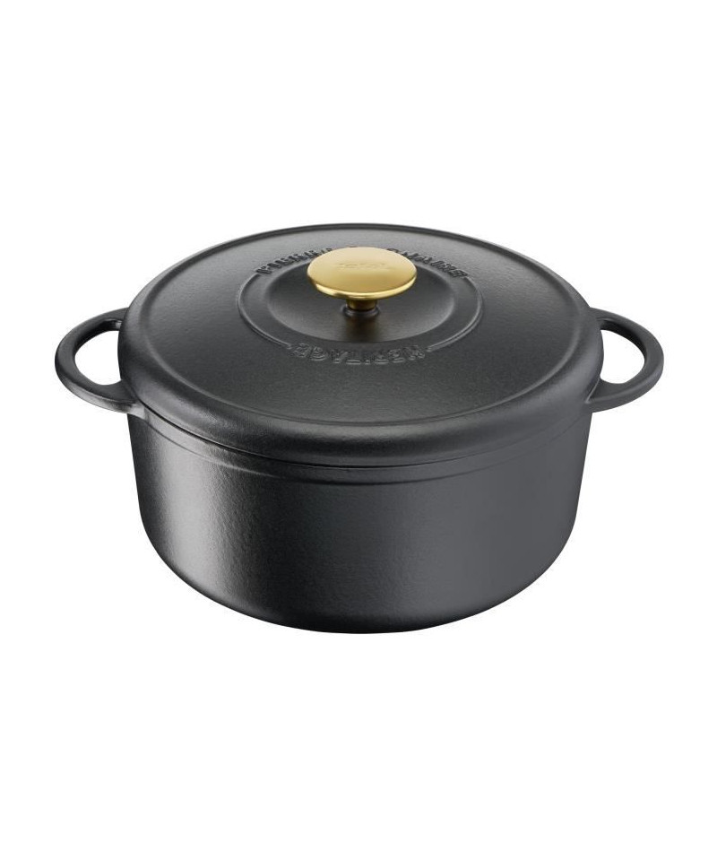 Tefal Cocottes Fonte Dacier Pierre Gagnaire Heritage - Ronde - 19 Cm -