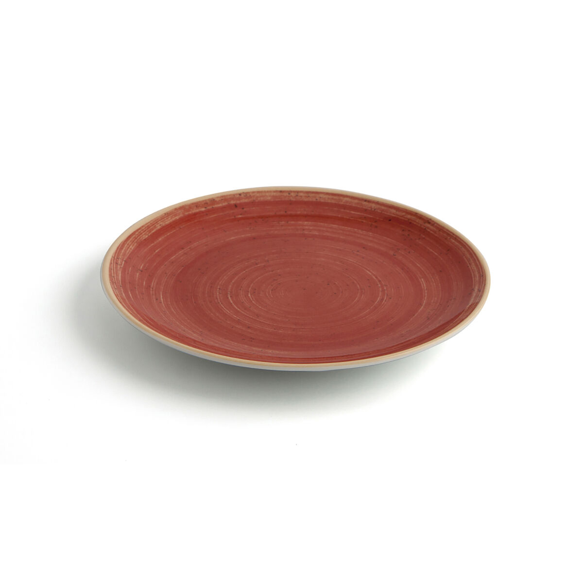 Assiette Plate Ariane Terra Céramique Rouge (ø 18 Cm) (12 Unités)