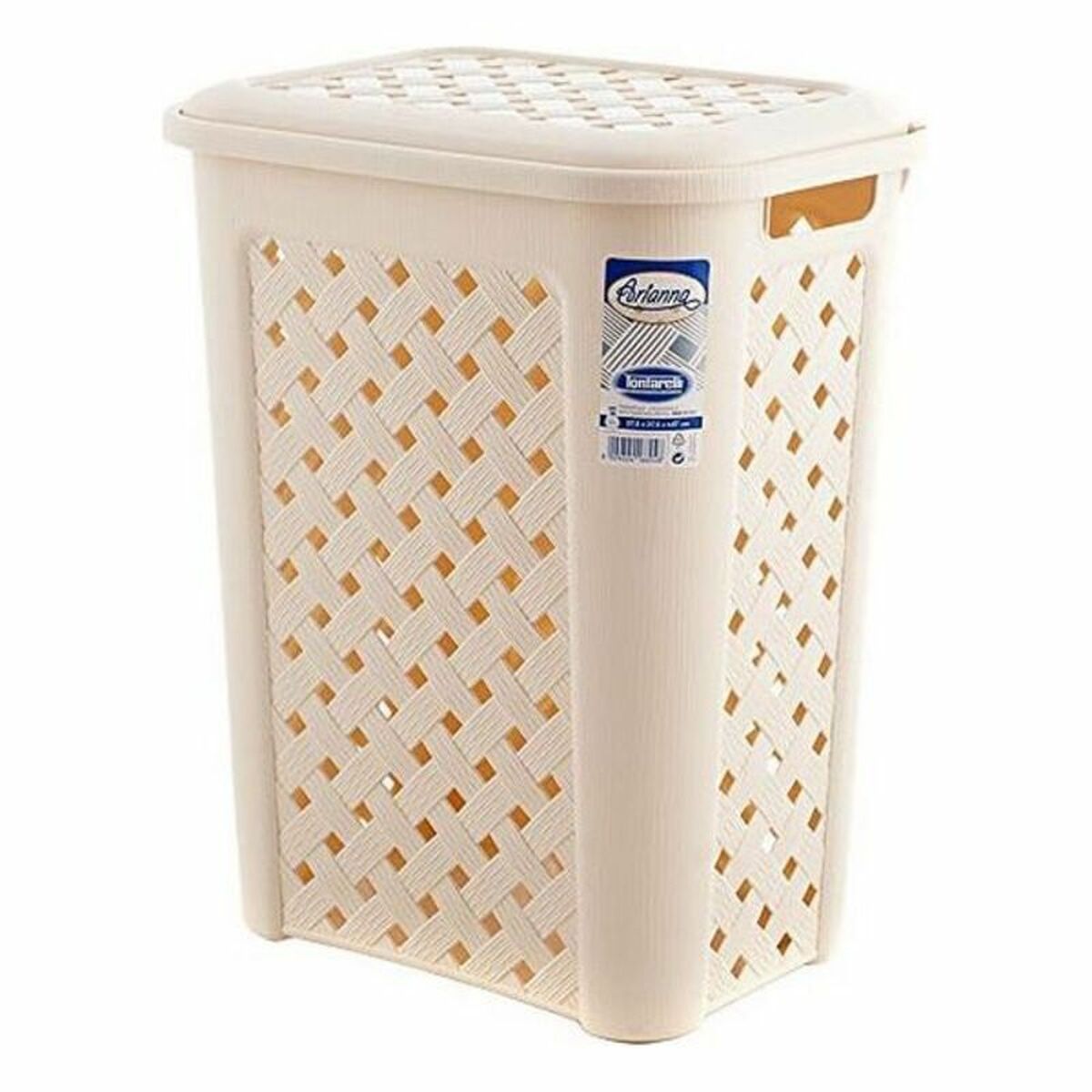 Panier À Linge Tontarelli 30 L (38 X 28 X 46 Cm)